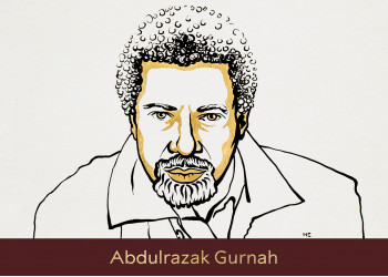 Abdulrazak Gurna received the Nobel Prize in Literature