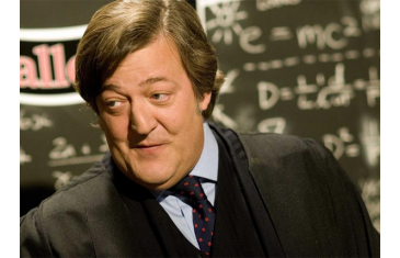 Stephen Fry. The writer with the biggest brain?