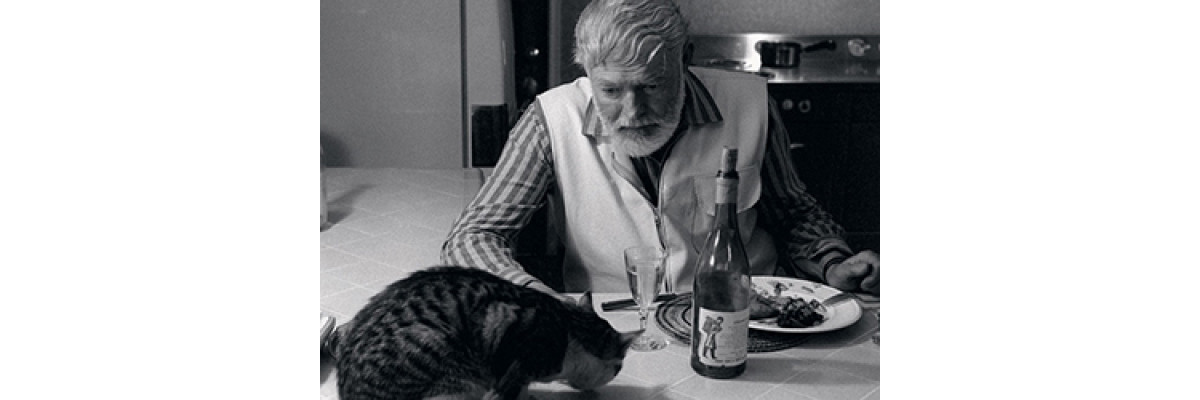 Hemingway and his six-toed cats.
