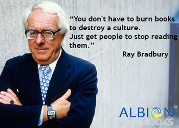 From the fragments of the Bradbury House they made 451 bookshelves