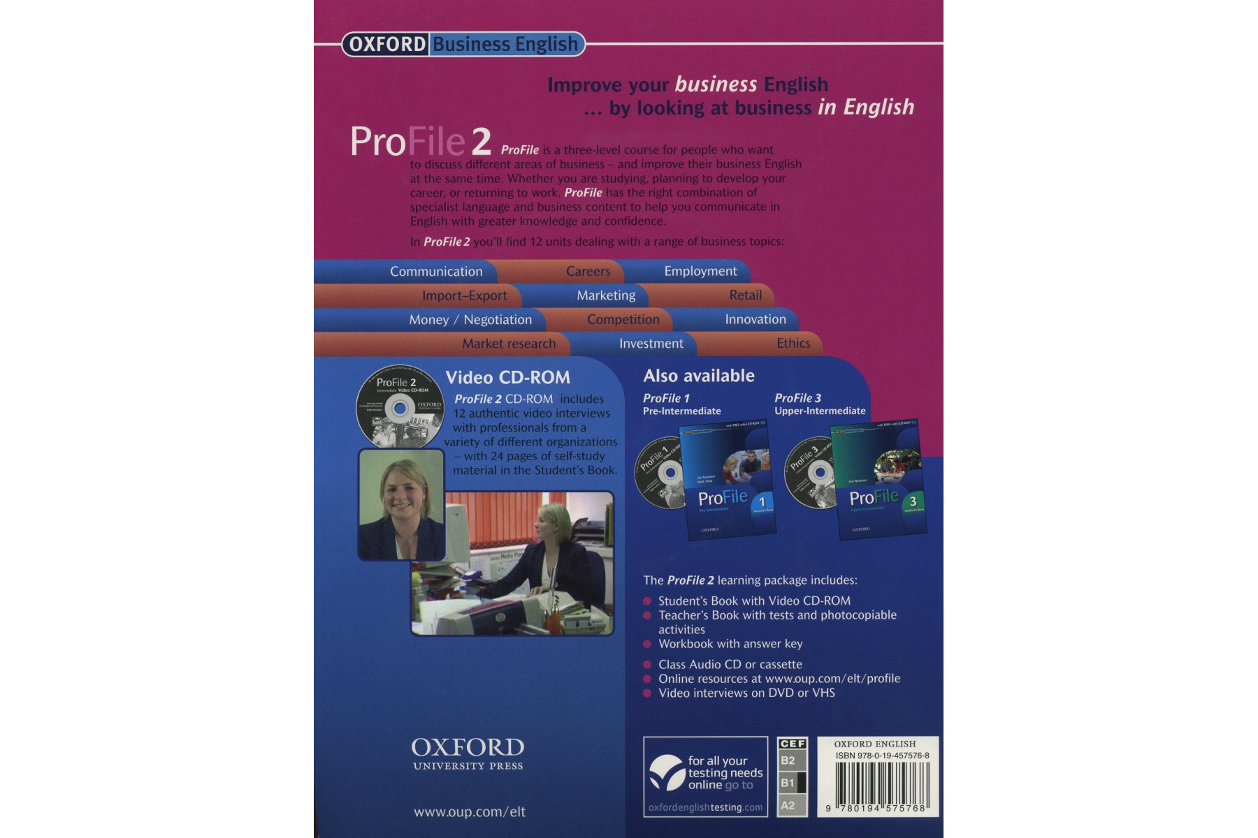 ProFile 2: Intermediate: Student's Book