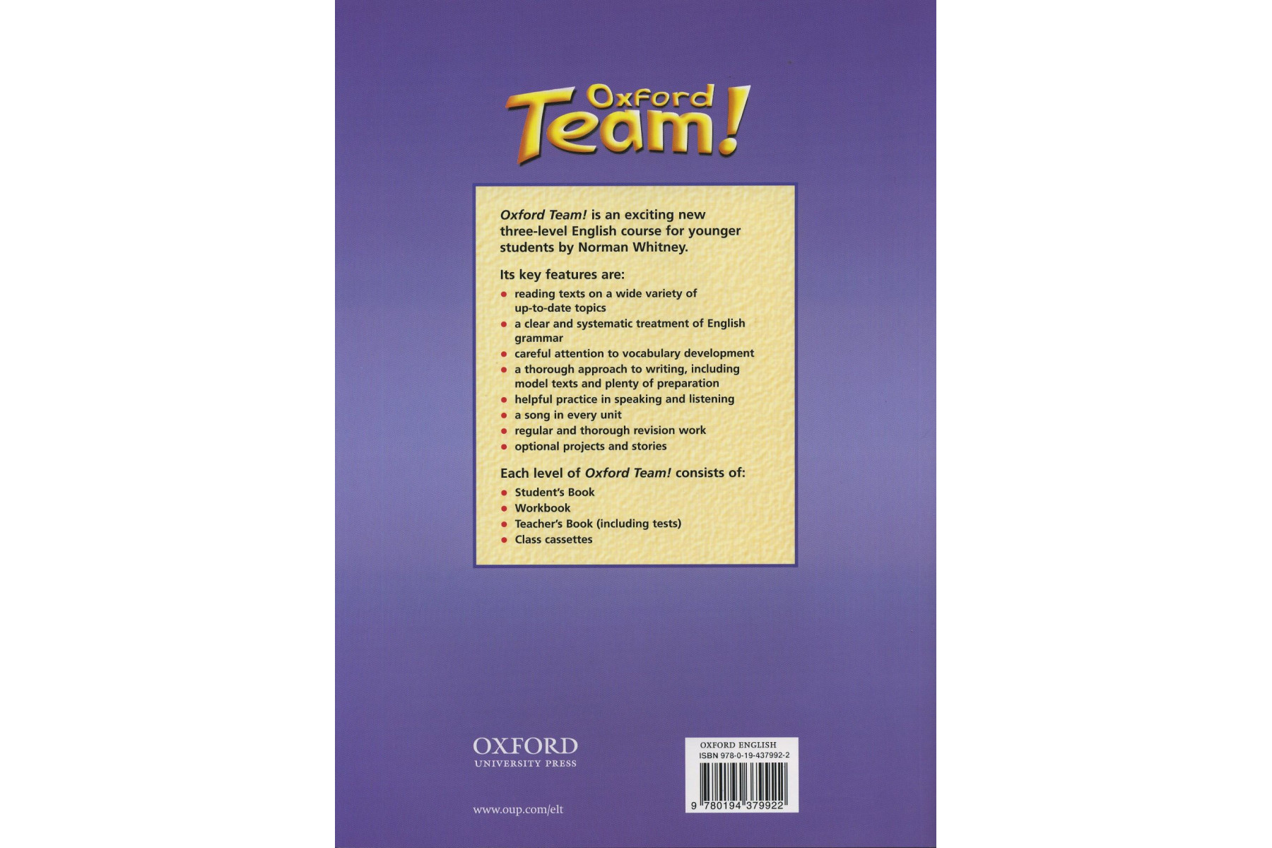Oxford Team 3: Student's Book