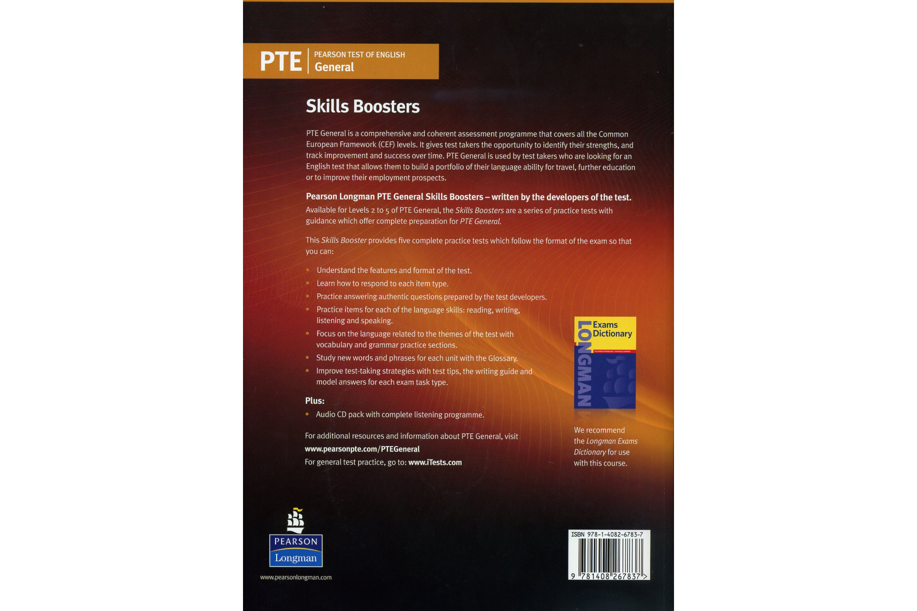 Pearson Test of English General Skills Booster 3 Students' Book and CD Pack