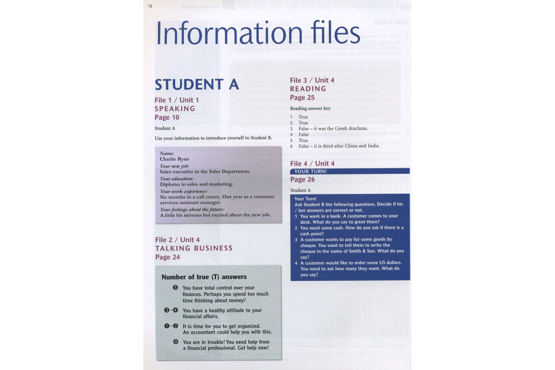 ProFile 1: Pre-intermediate: Student's Book