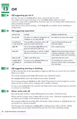 English Phrasal Verbs in Use With Answers : Advanced