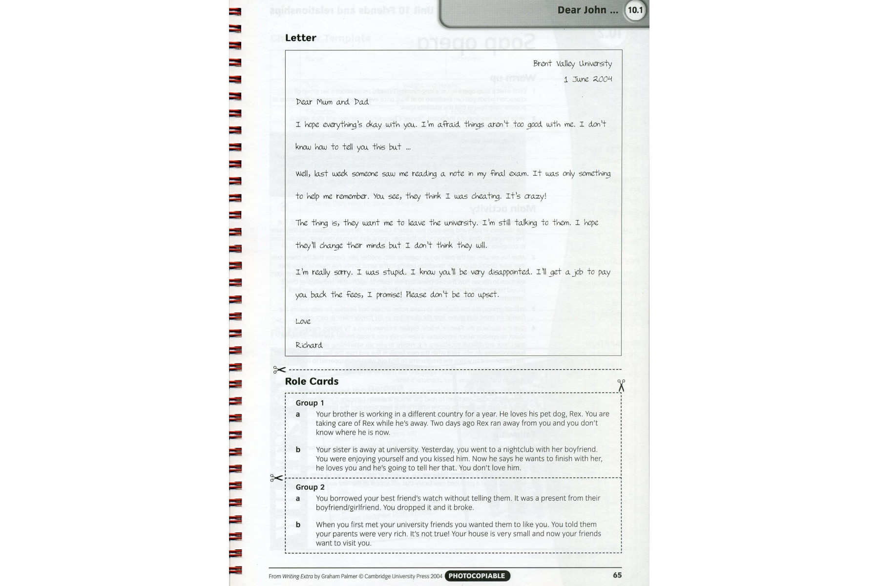 Writing Extra: A Resource Book of Multi-Level Skills Activities