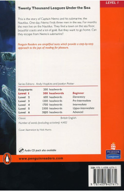 PR 1: 20,000 Leagues Under the Sea : Readers  with Audio CD Pack