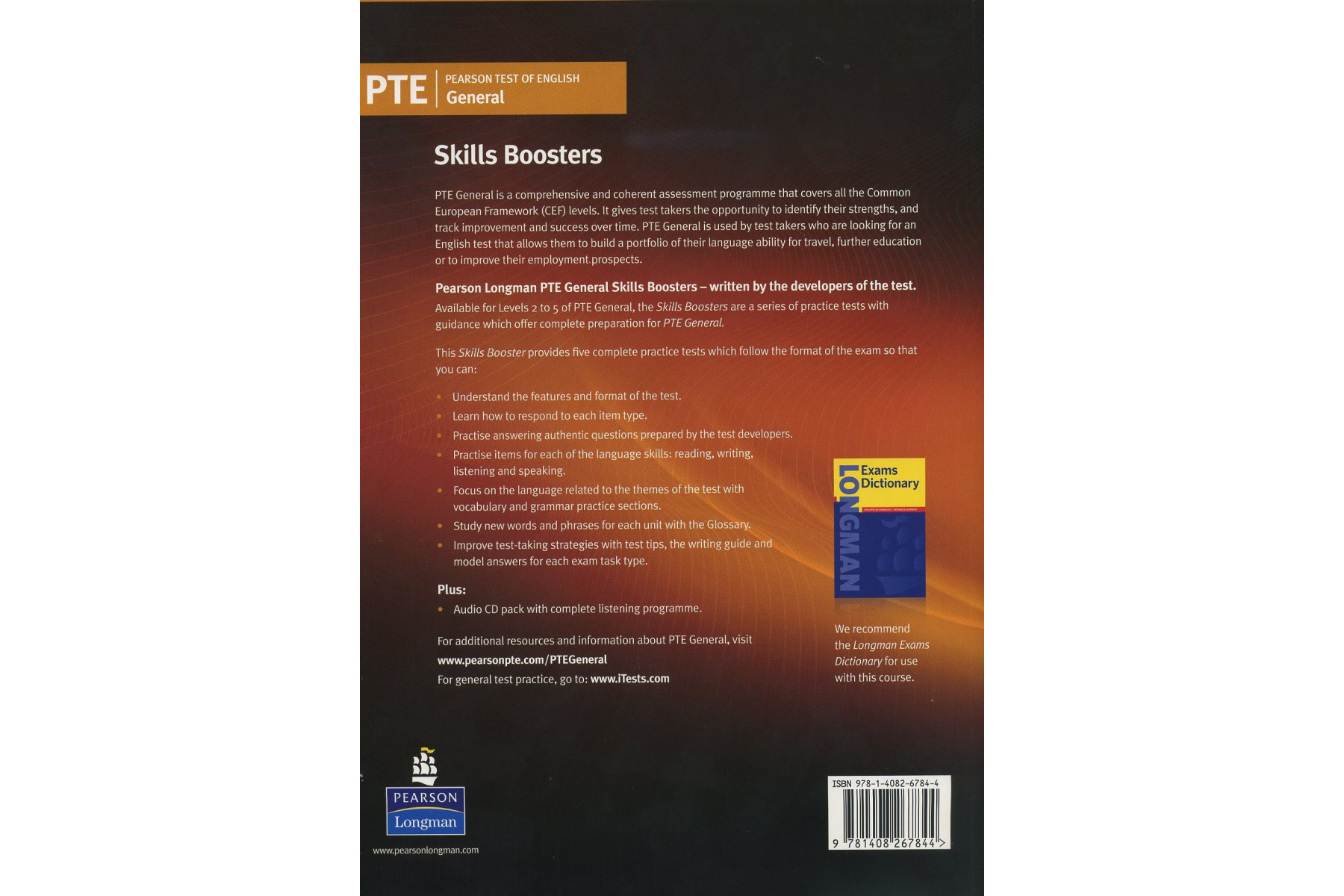 Pearson Test of English General Skills Booster 4 Students' Book and CD Pack