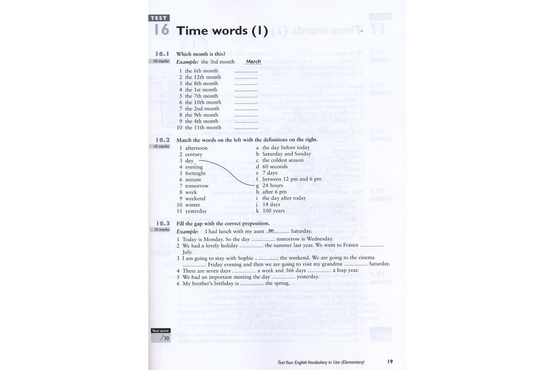 Test Your English Vocabulary in Use: Elementary