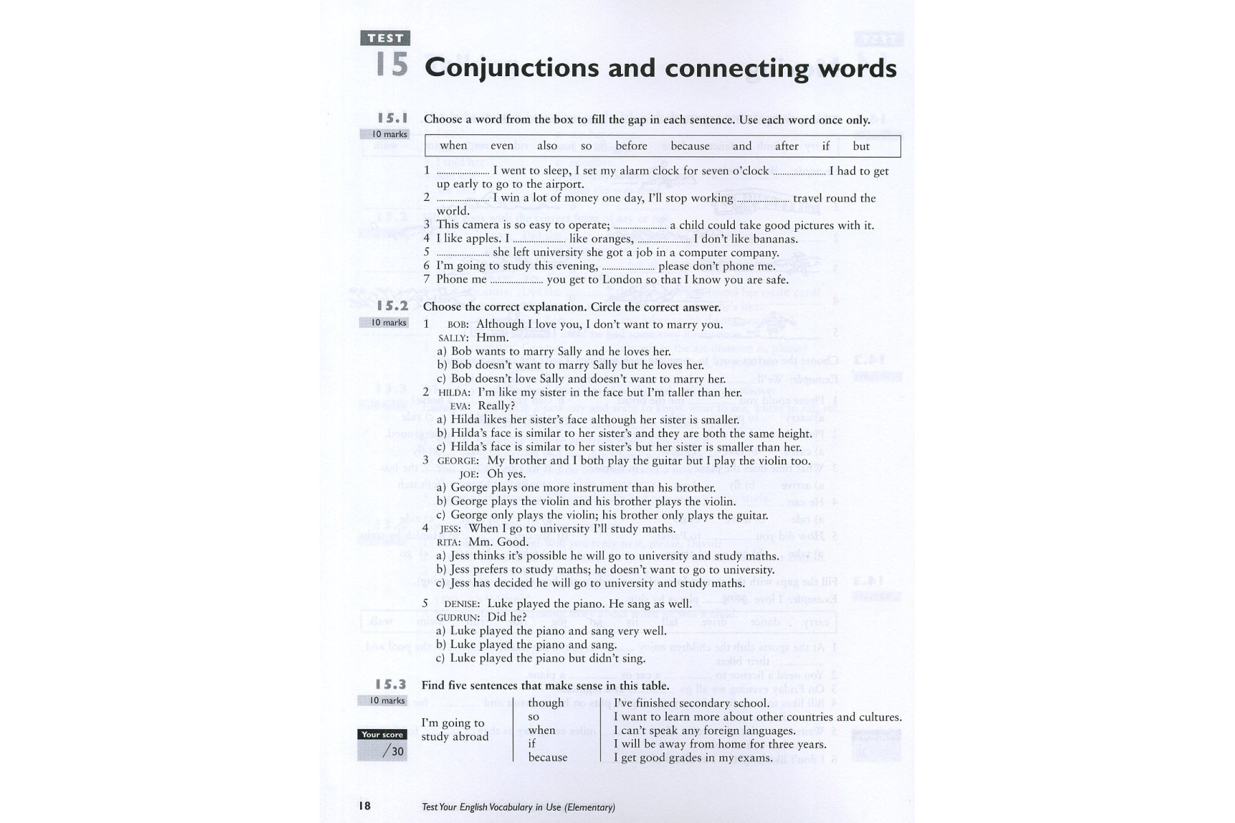 Test Your English Vocabulary in Use: Elementary