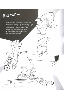 London 2012 Sticker Colouring Book: An Official London 2012 Olympic Games