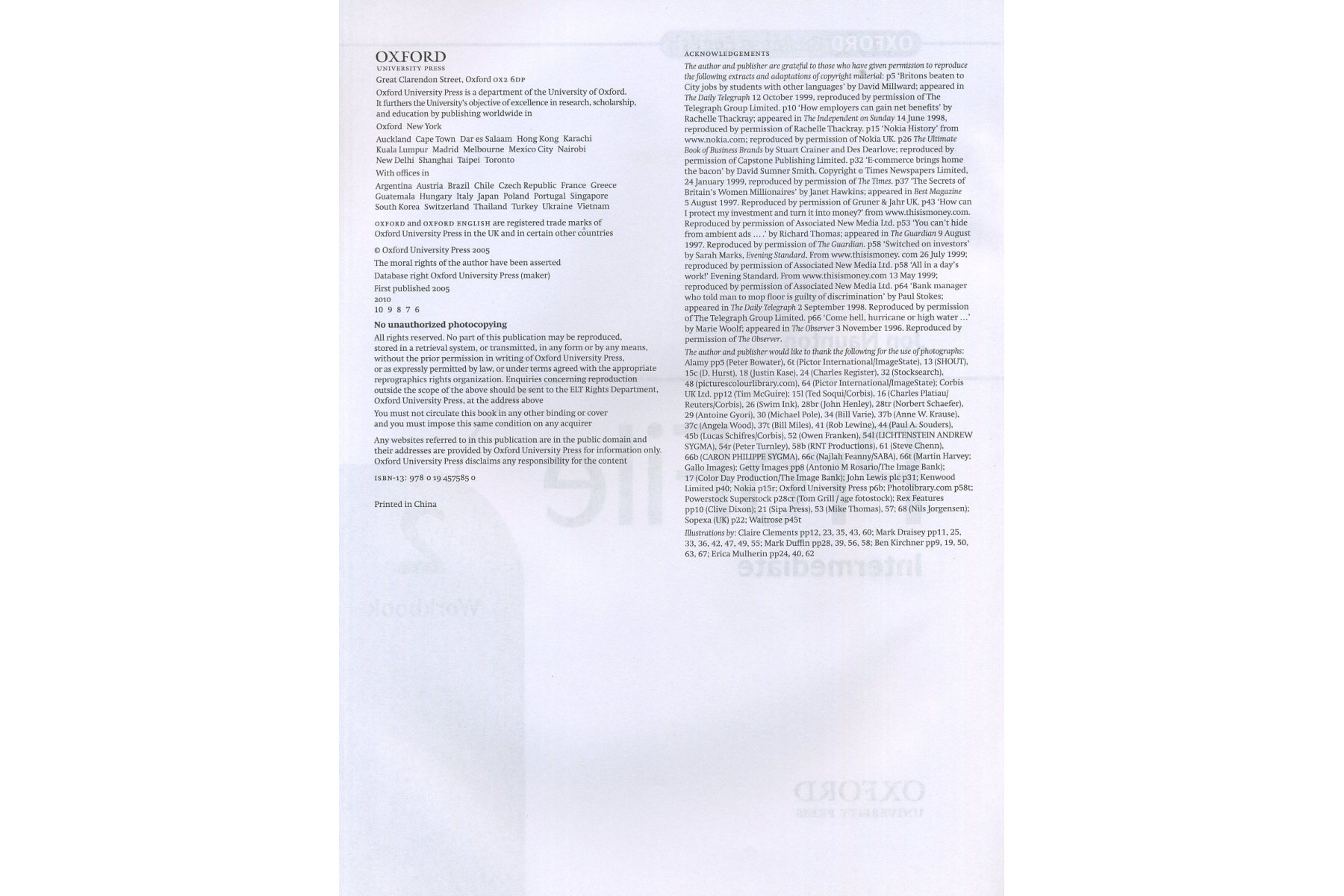 ProFile 2: Intermediate: Workbook