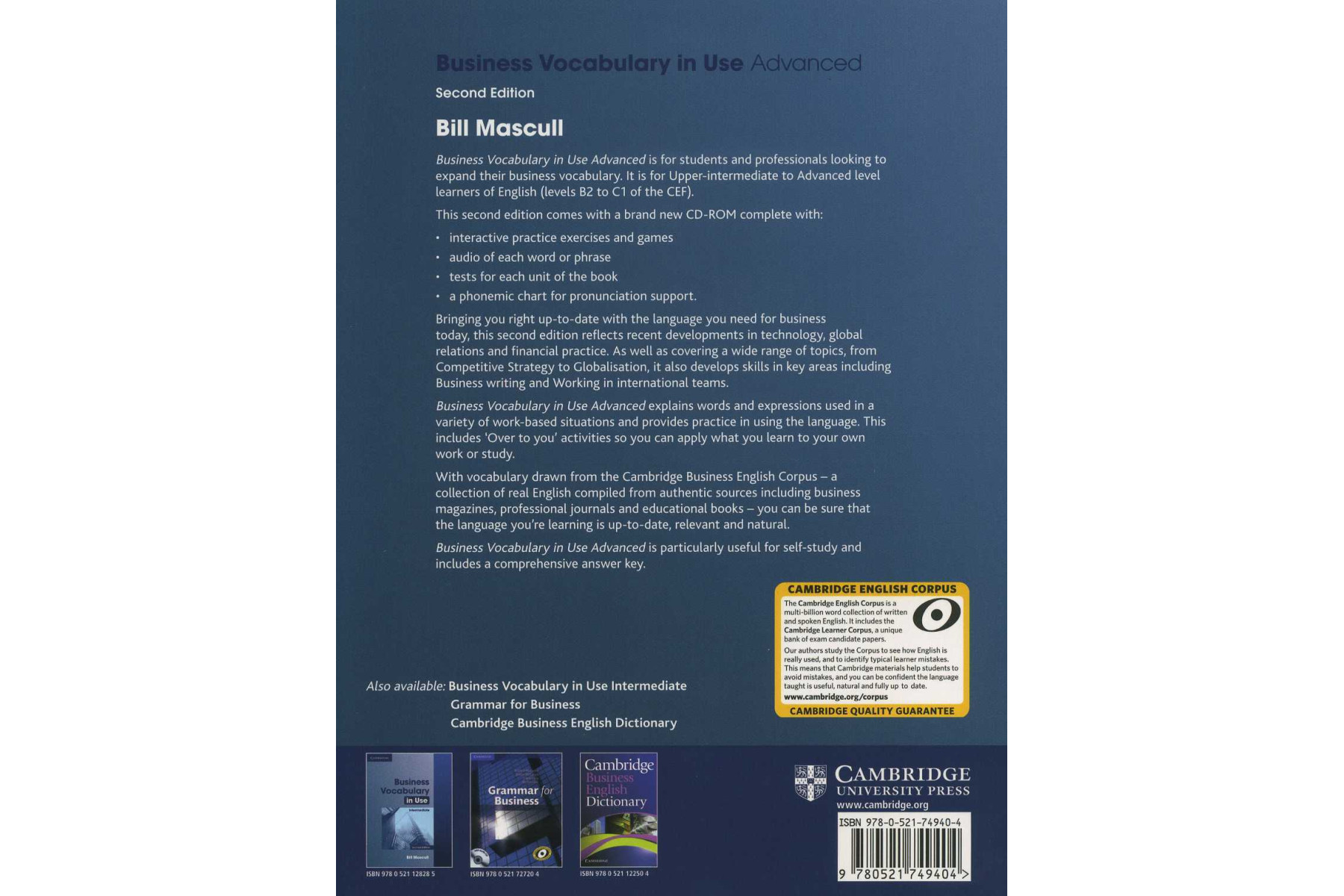 Business Vocabulary in Use: Advanced Second edition