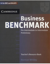 Business Benchmark Pre-Intermediate to Intermediate Teacher's Resource Book