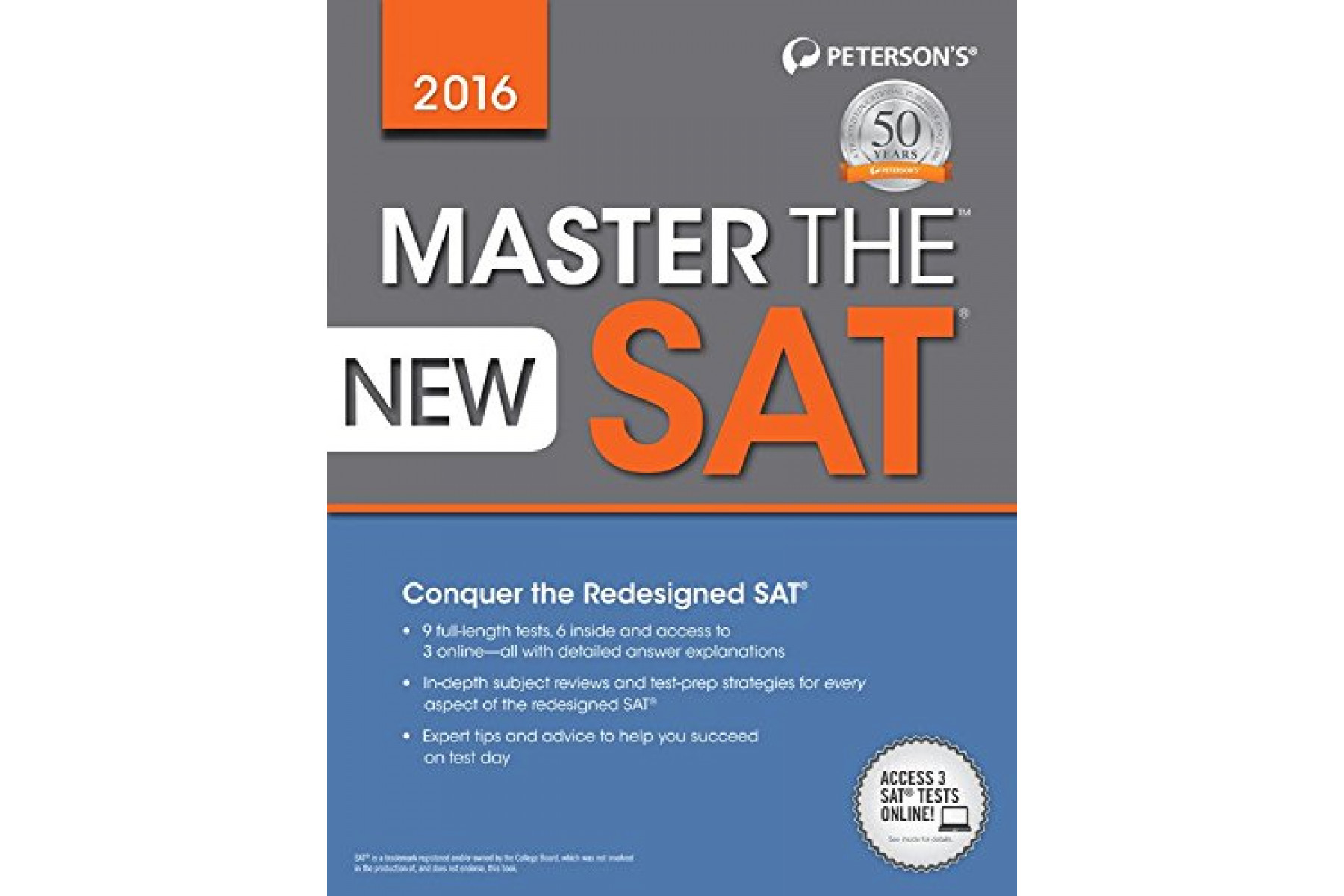 Master the New SAT 2016 (Peterson's Sat Prep Guide)