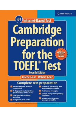 Cambridge Preparation for the TOEFL Test Book with Online Practice Tests and Audio CDs (8) Pack