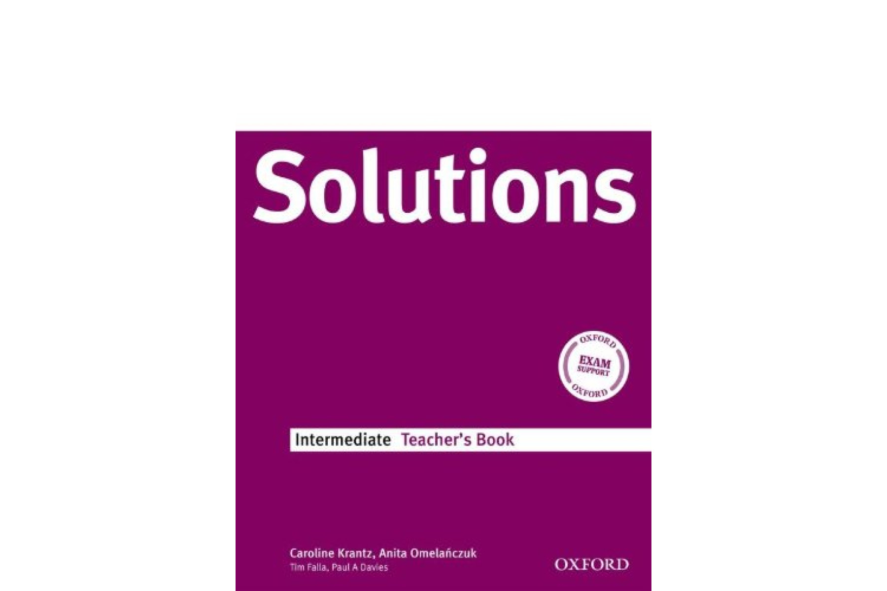 Solutions Intermediate: Teacher's Book
