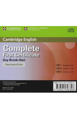 Complete First Certificate Class Audio CDs