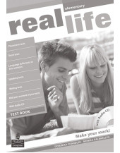 Real Life Global Elementary Test Book and Test Audio CD Pack