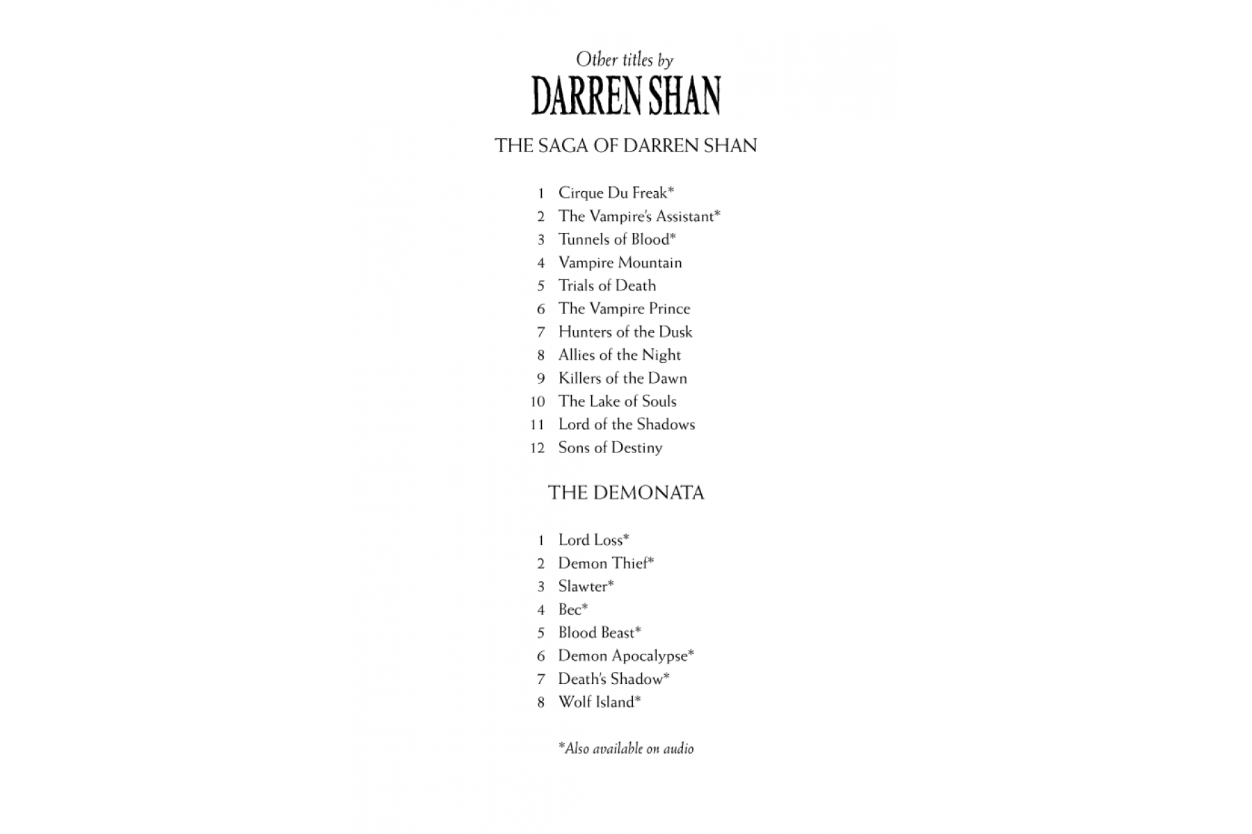 The Saga of Darren Shan (4) - Vampire Mountain