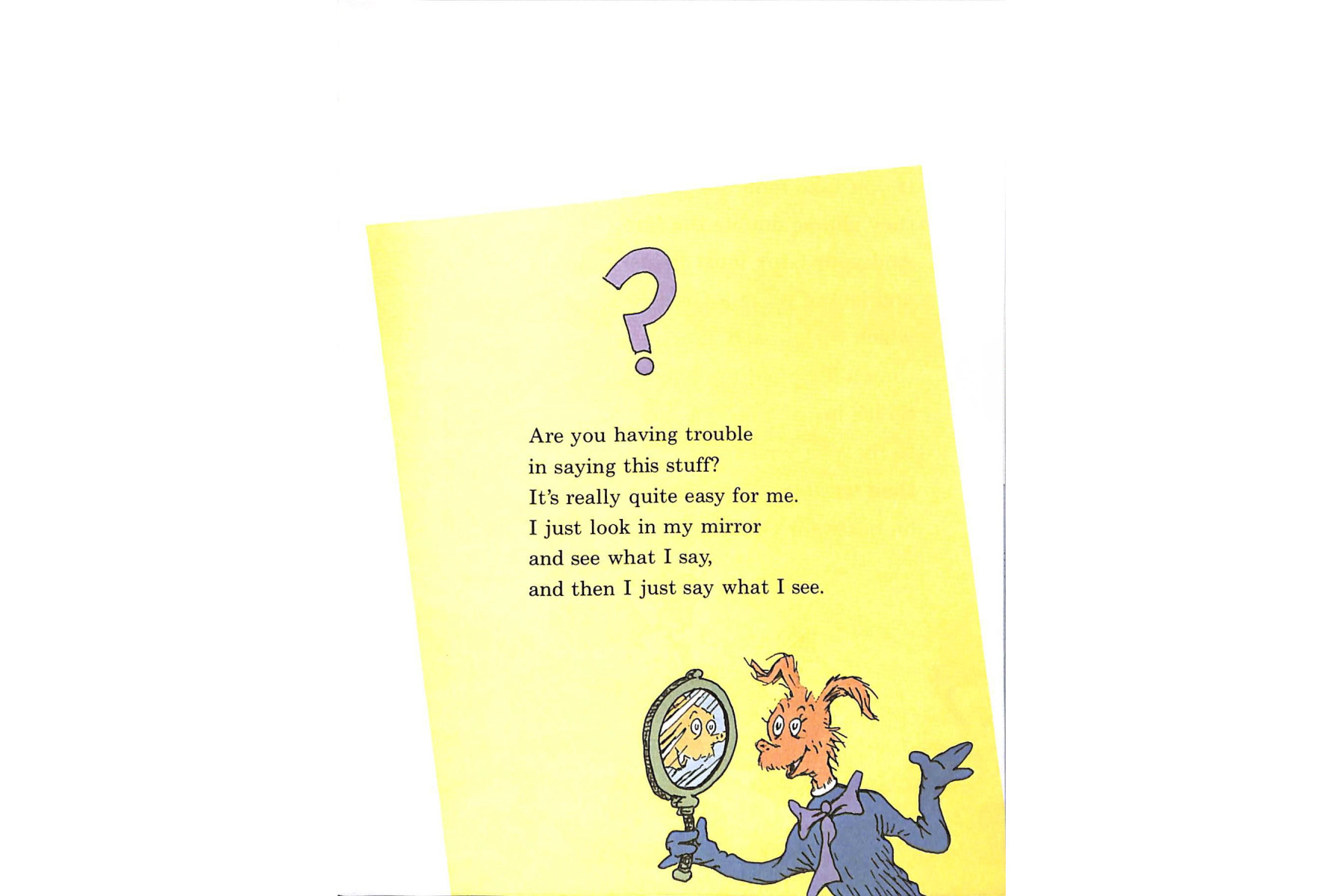 Oh Say Can You Say? (Dr Seuss - Green Back Book)