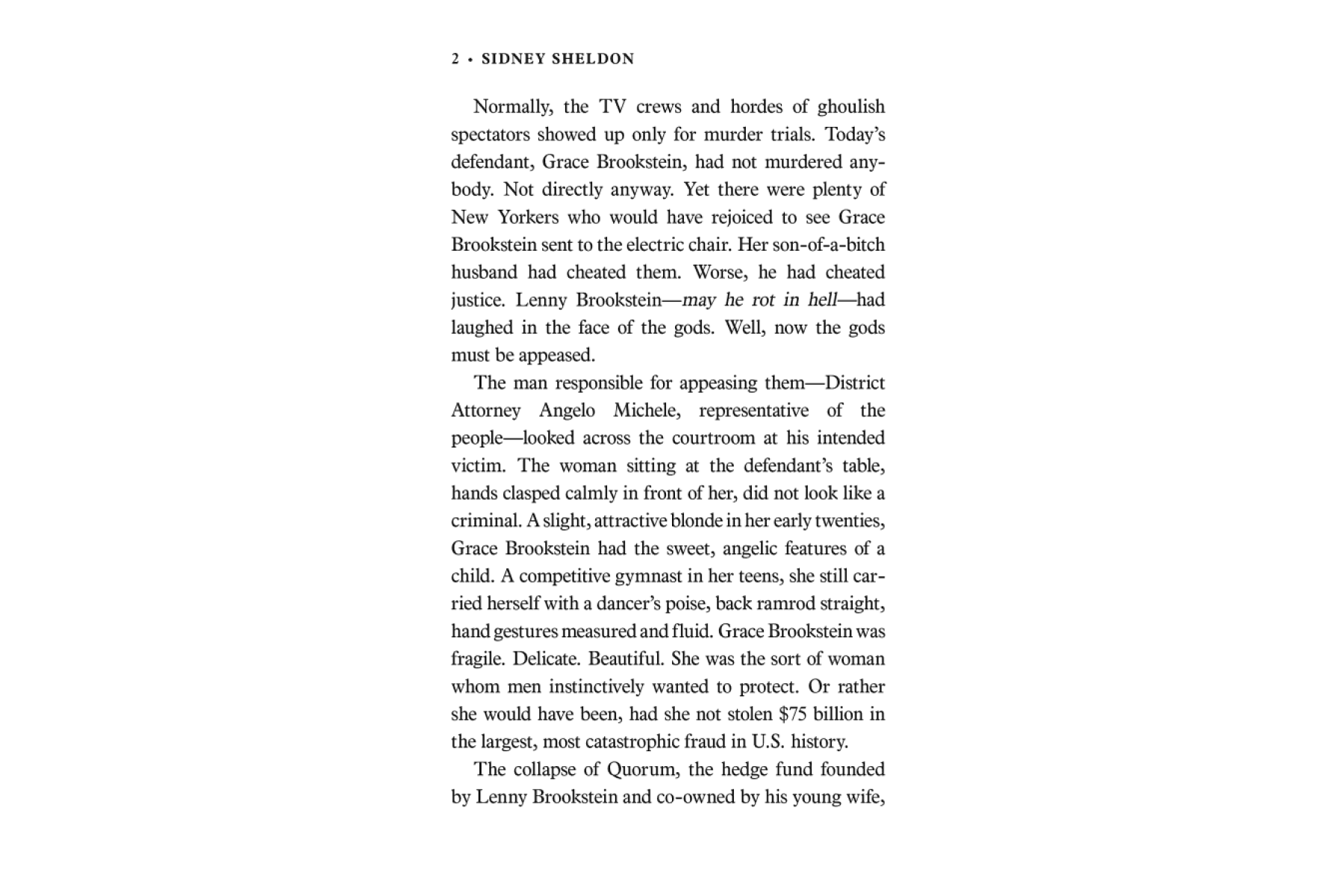 Sidney Sheldon's After the Darkness