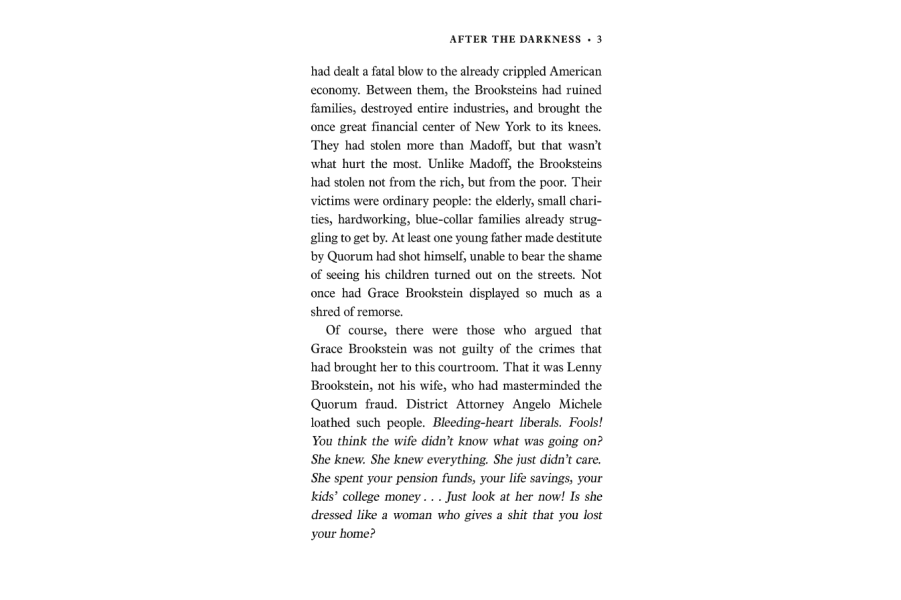 Sidney Sheldon's After the Darkness