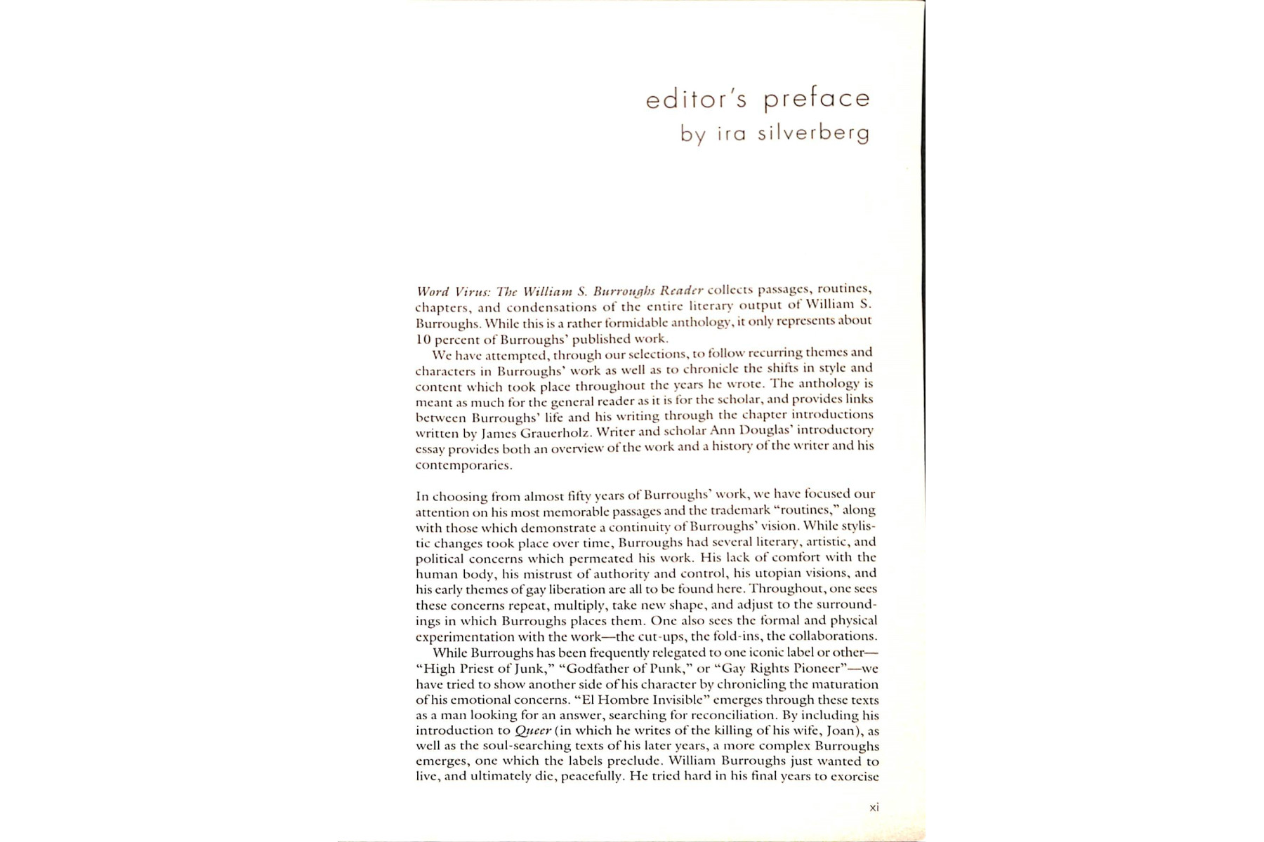 World Virus: The William Burroughs Reader