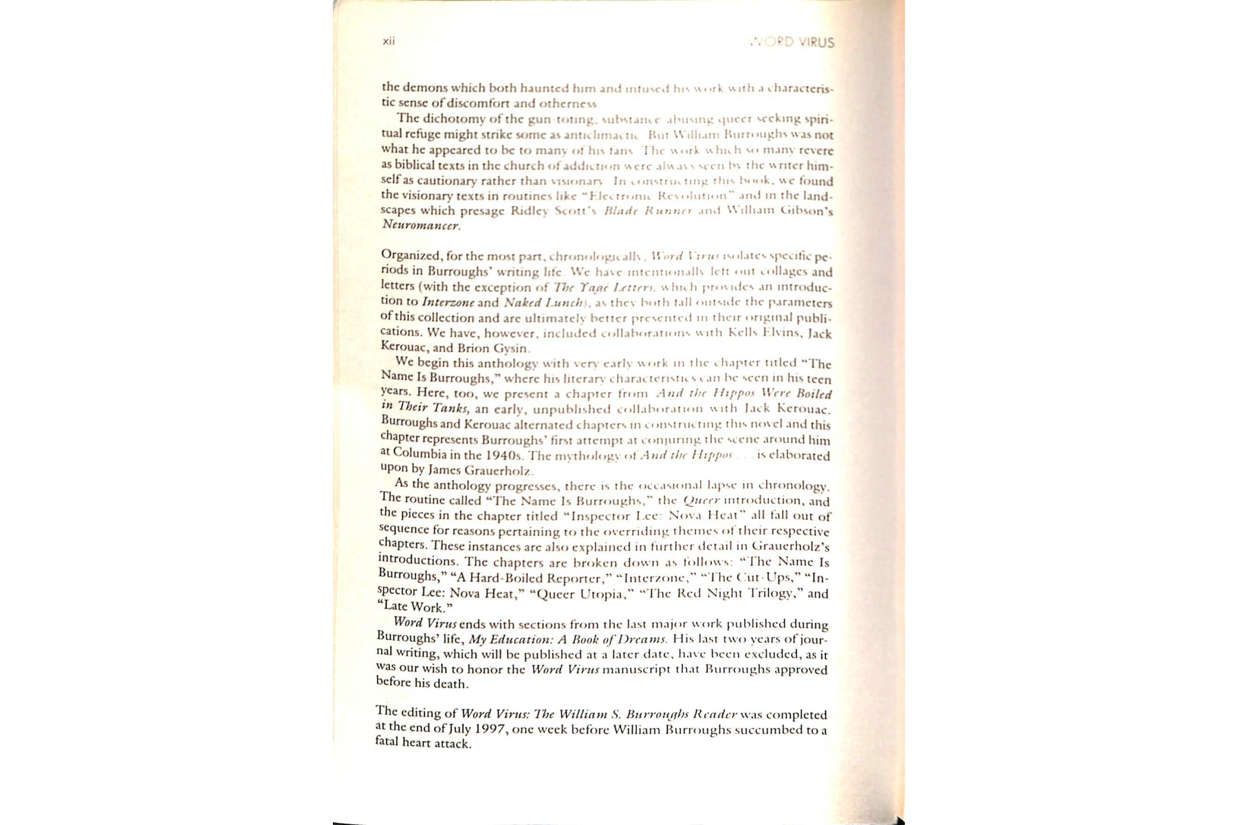World Virus: The William Burroughs Reader