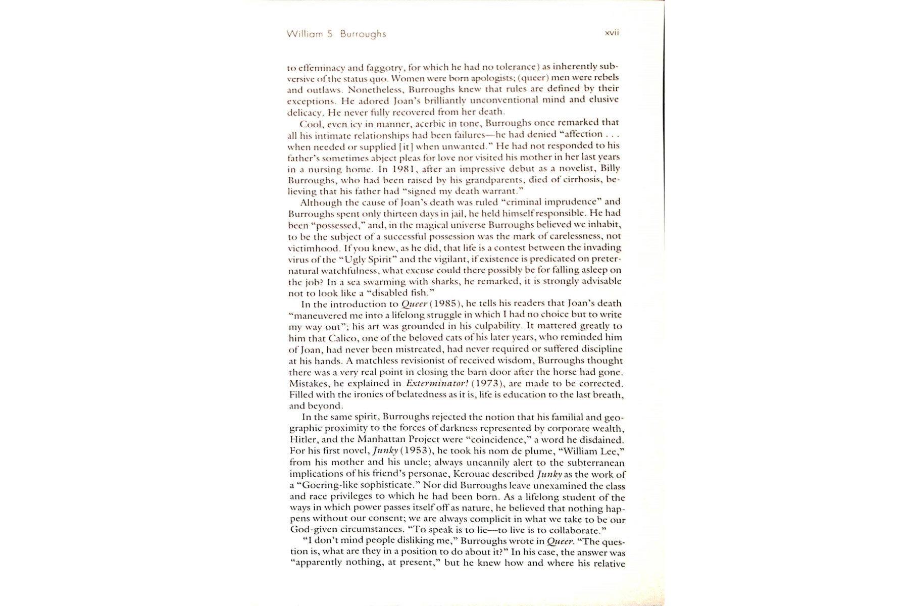 World Virus: The William Burroughs Reader