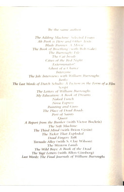 World Virus: The William Burroughs Reader