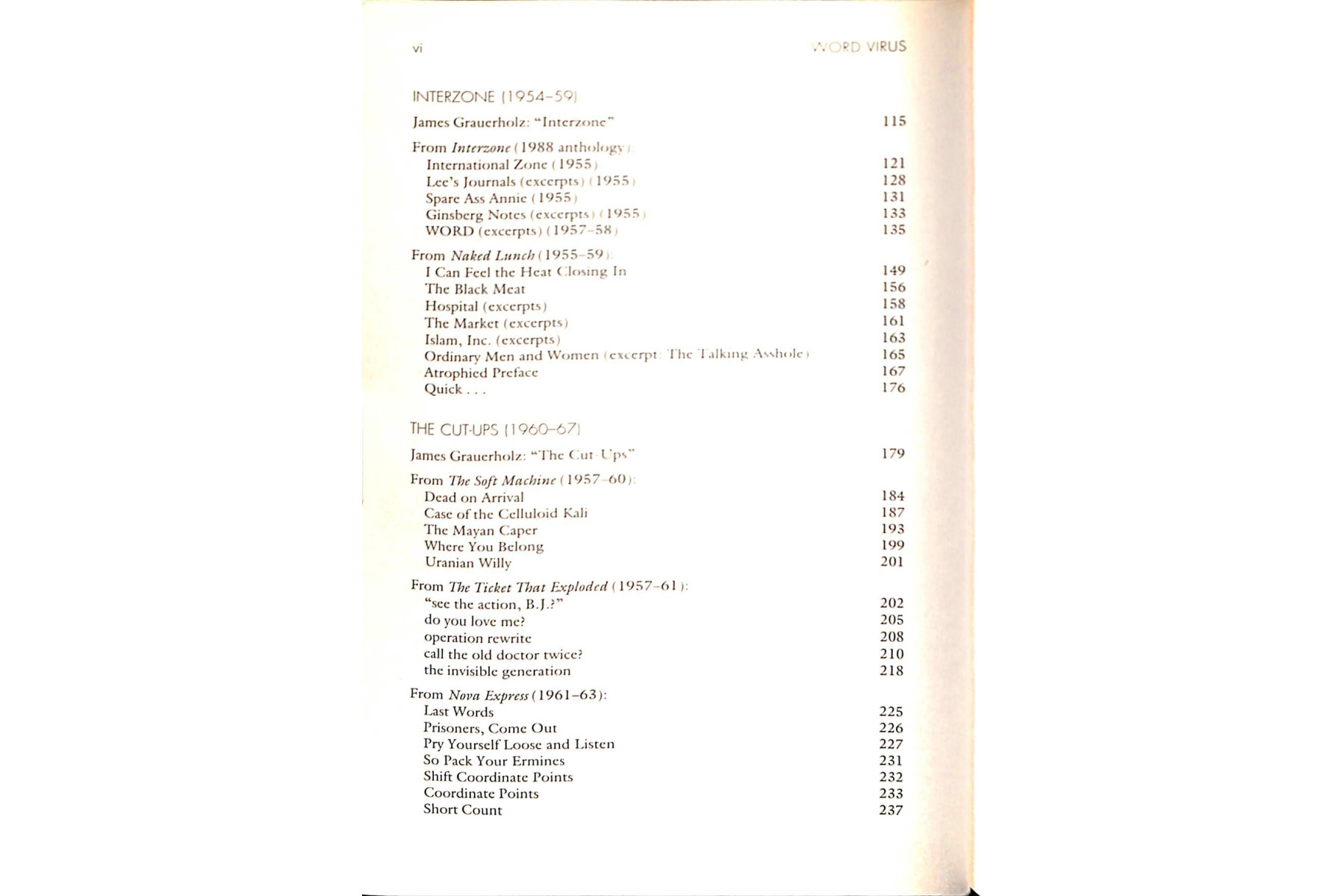 World Virus: The William Burroughs Reader