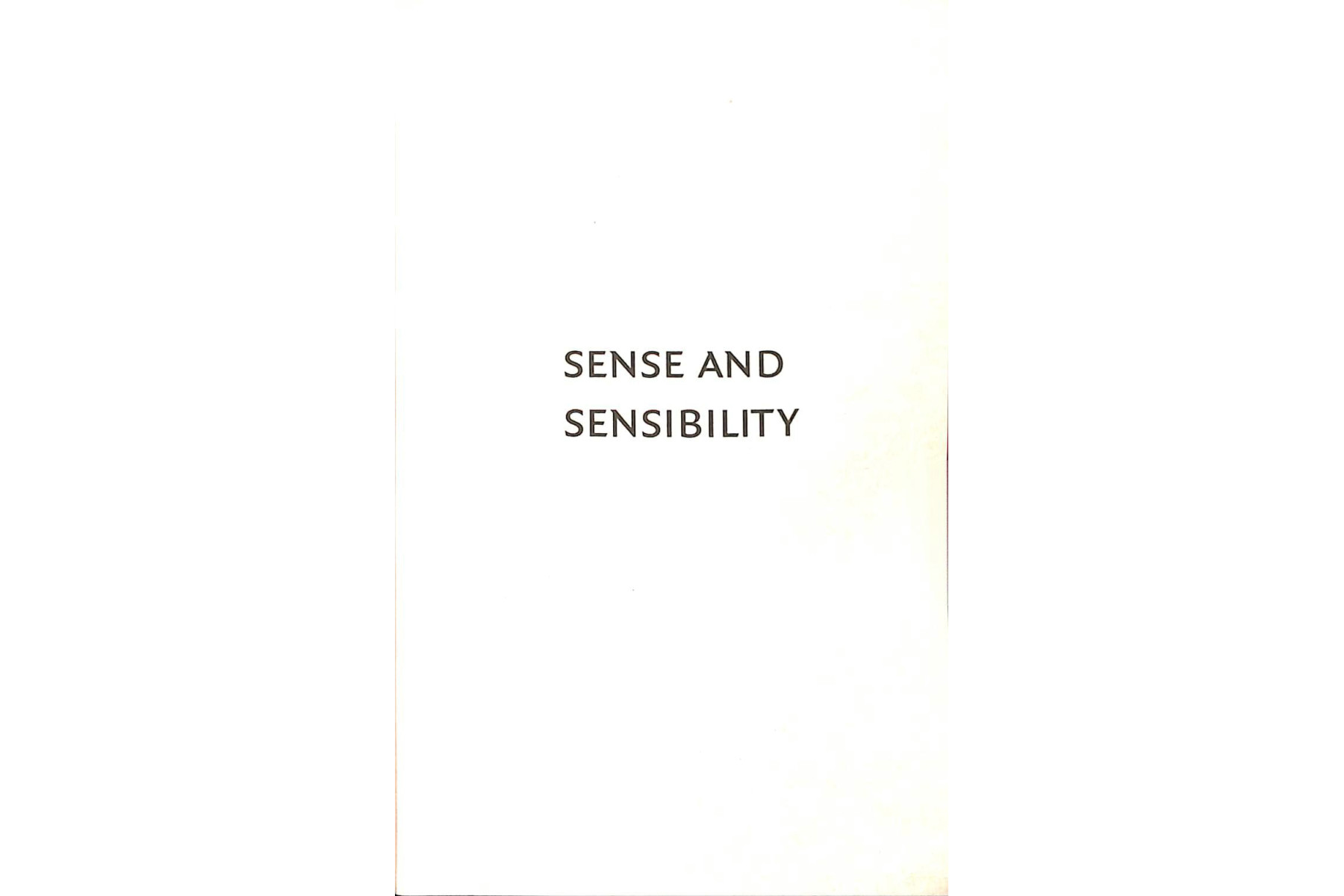 Sense and Sensibility (Collins Classics)