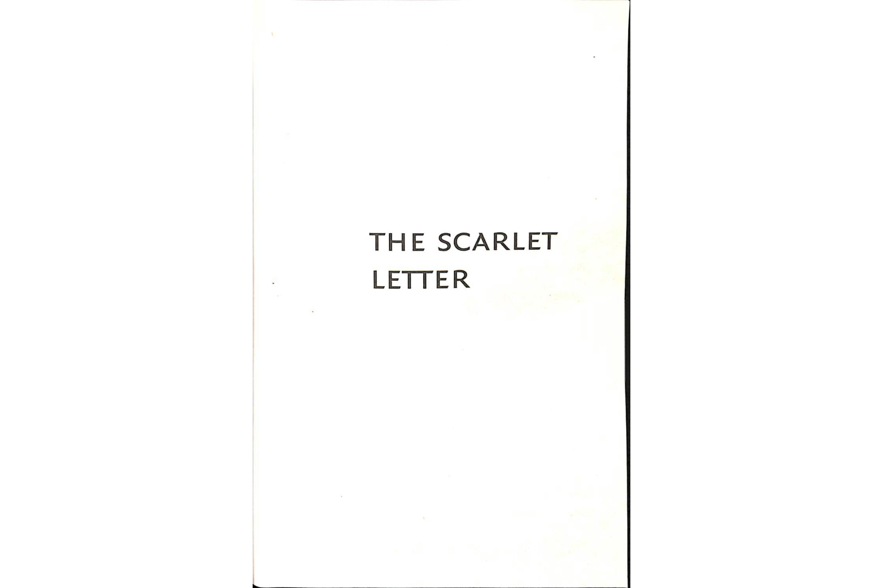 The Scarlet Letter (Collins Classics)
