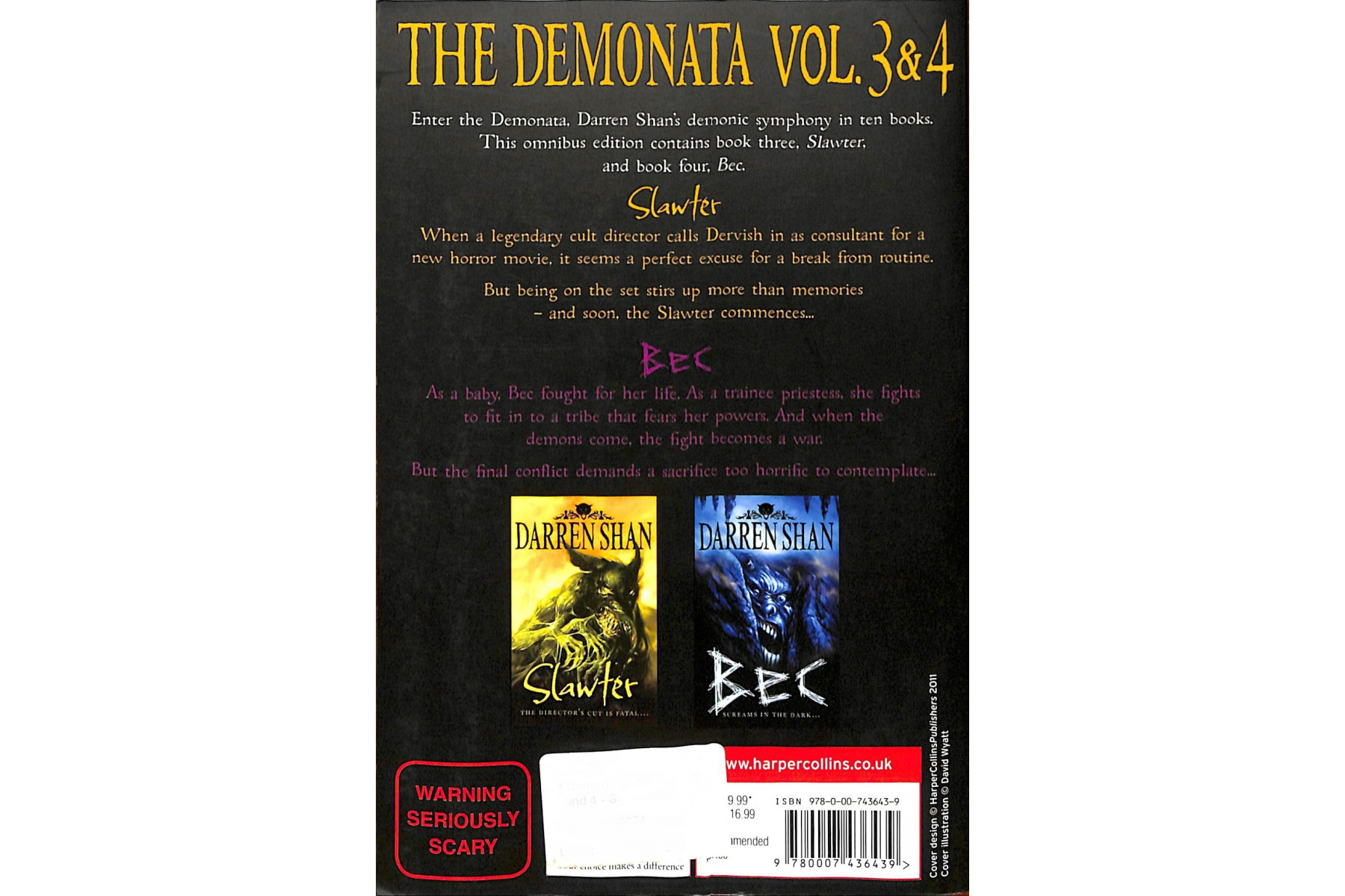The Demonata - Volumes 3 and 4 - Slawter/Bec