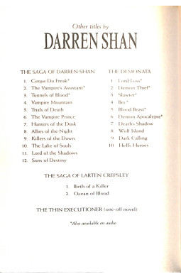 The Demonata - Volumes 7 and 8 - Death's Shadow/Wolf Island