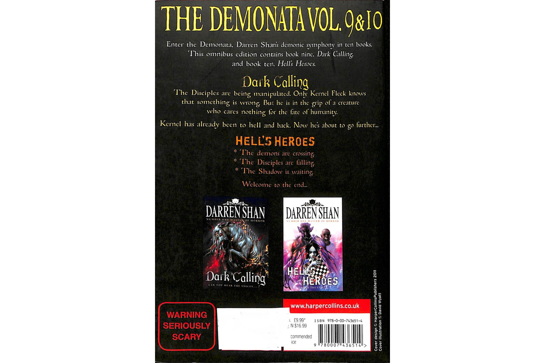 The Demonata - Volumes 9 and 10 - Dark Calling/Hell's Heroes