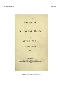 The Tenant of Wildfell Hall (Collins Classics)
