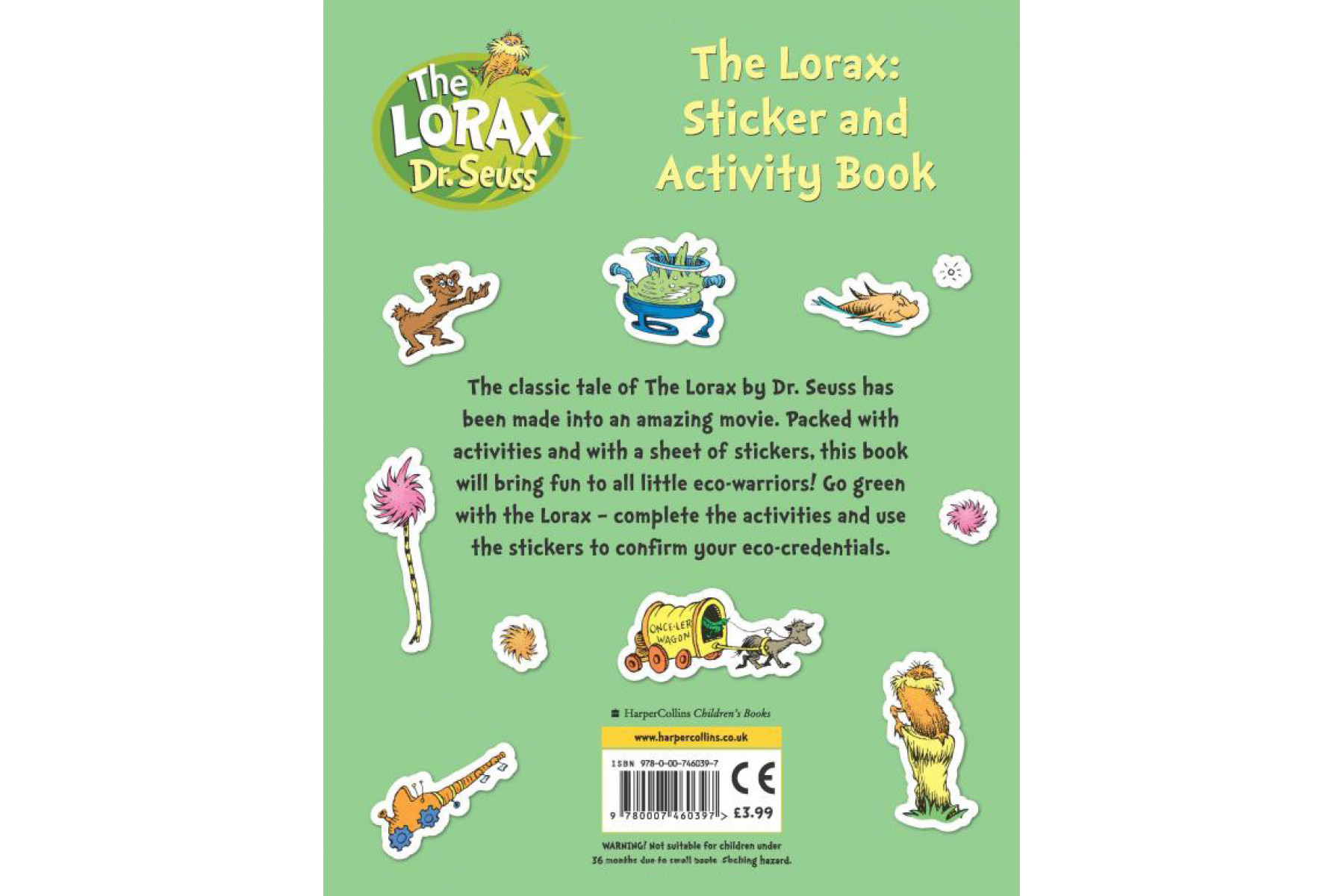 The Lorax Sticker Activity Book (Dr Seuss)