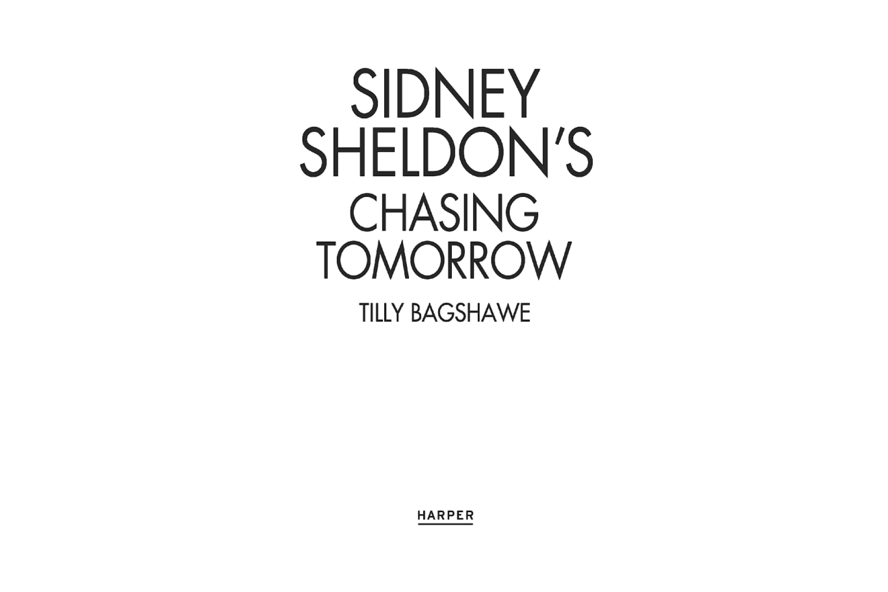 Sidney Sheldon's Chasing Tomorrow