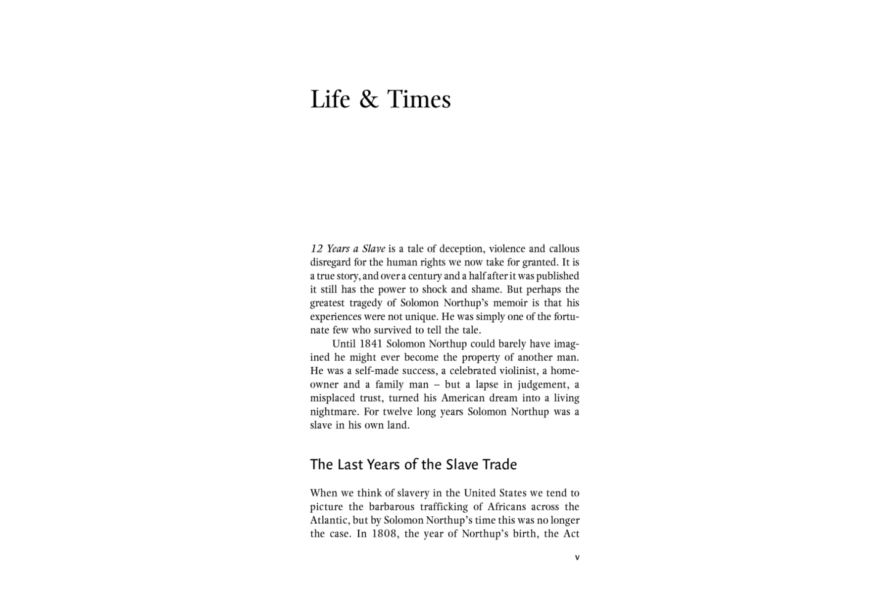 Twelve Years a Slave: A True Story (Collins Classics)