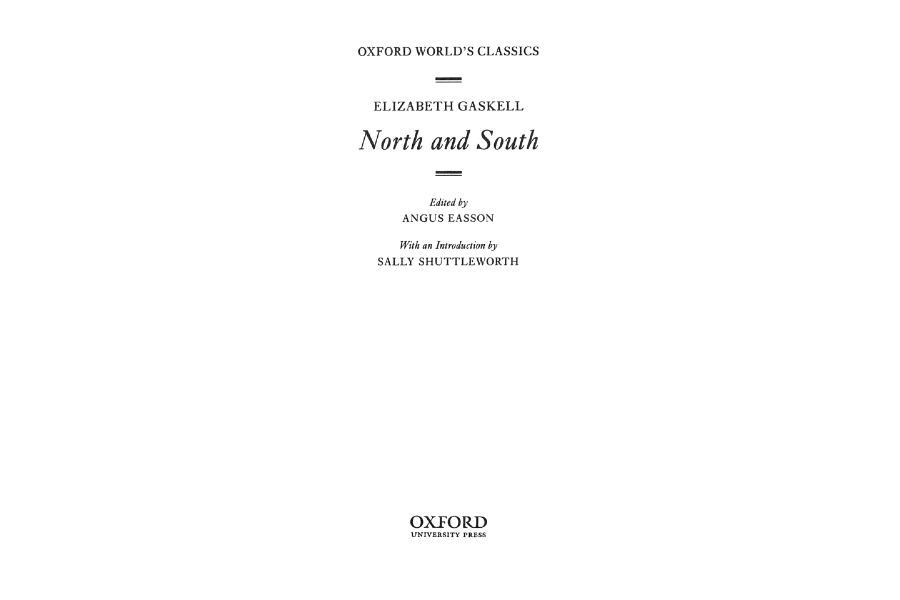 North and South (Collins Classics)
