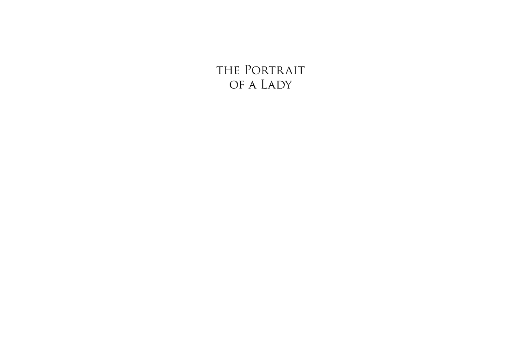 The Portrait of a Lady (Collins Classics)