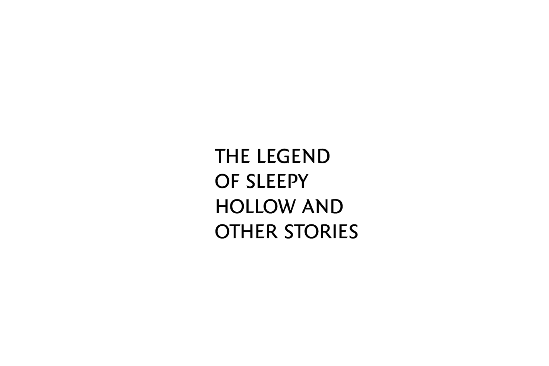 The Legend of Sleepy Hollow and Other Stories (Collins Classics)