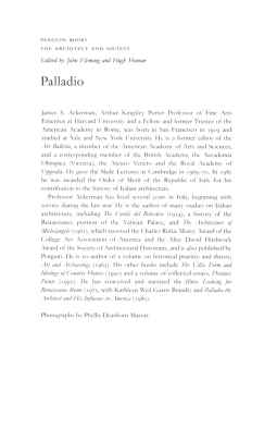 Palladio (Penguin Art & Architecture)