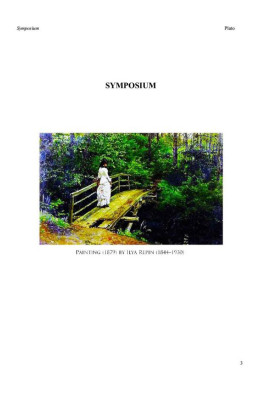 The Symposium (Penguin Classics)