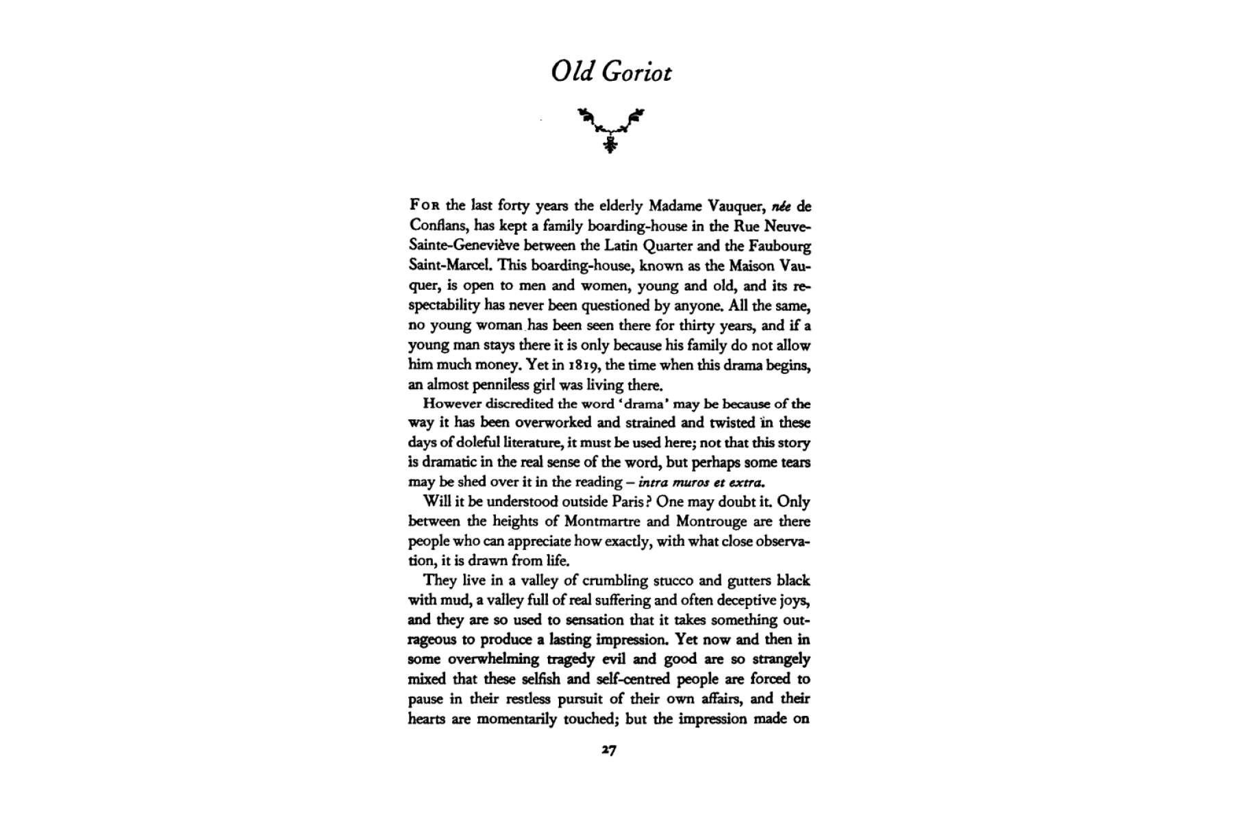 Old Man Goriot (Penguin Classics)