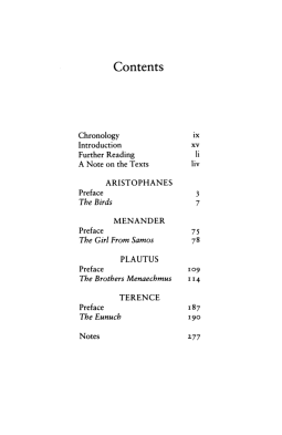 Classical comedy