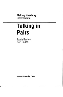 Making Headway: Talking in Pairs: Intermediate