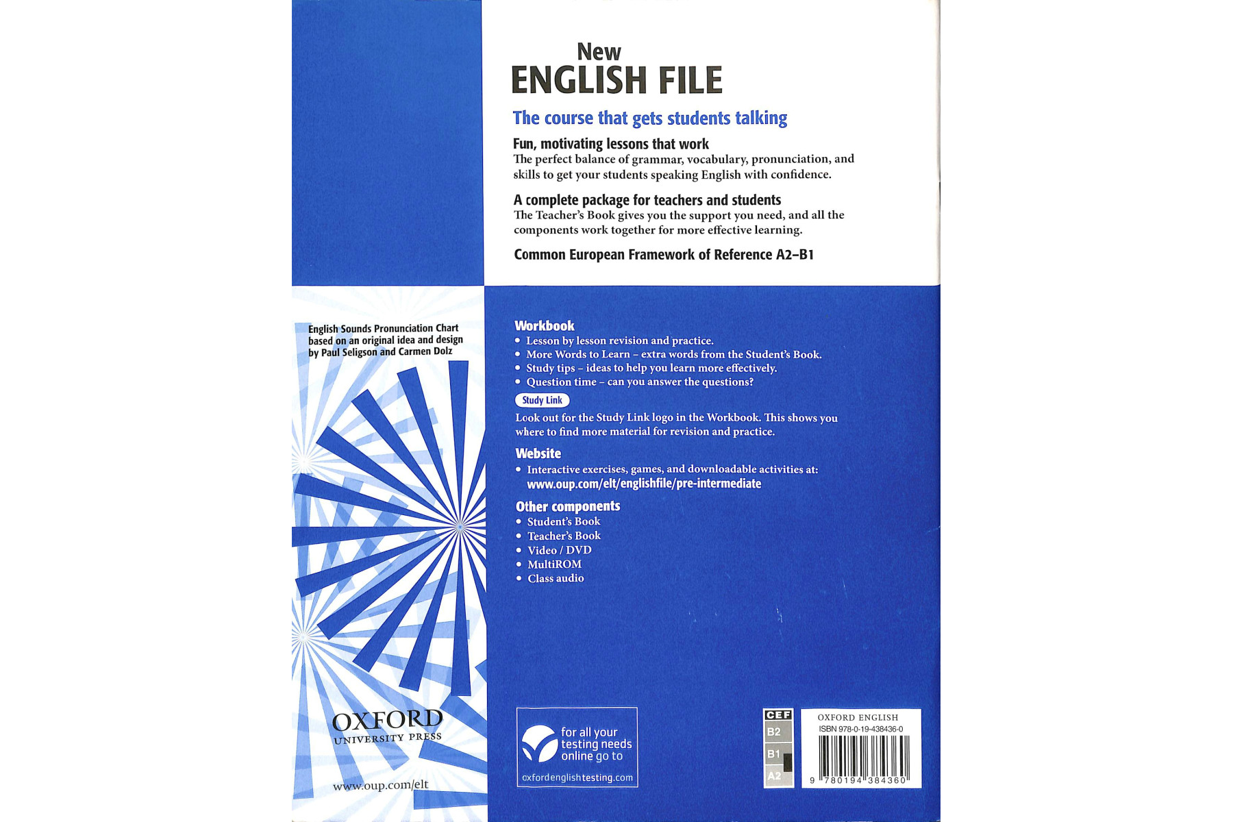 New English File: Pre-intermediate: Workbook with key and MultiROM Pack